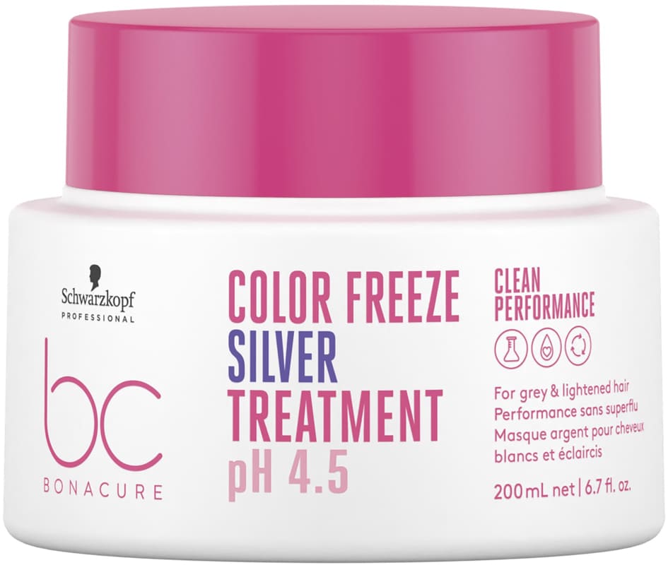 Schwarzkopf Bonacure - Mascarilla pH 4.5 COLOR FREEZE Silver 200 ml