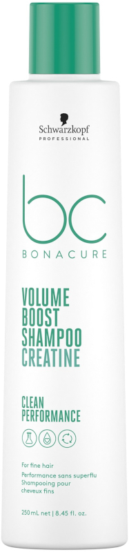 Schwarzkopf Bonacure - Champú VOLUME BOOST Creatine 250 ml