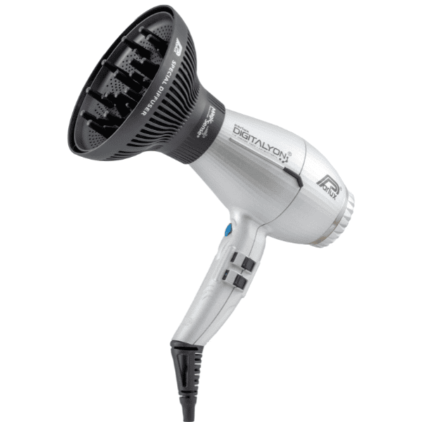 Parlux - Secador DIGITALYON Plata 2400 watios + Difusor Magic Sense