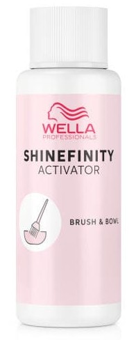 Wella - Loción activadora Shinefinity Brush & Bowl 7 volúmenes (2%) 60 ml