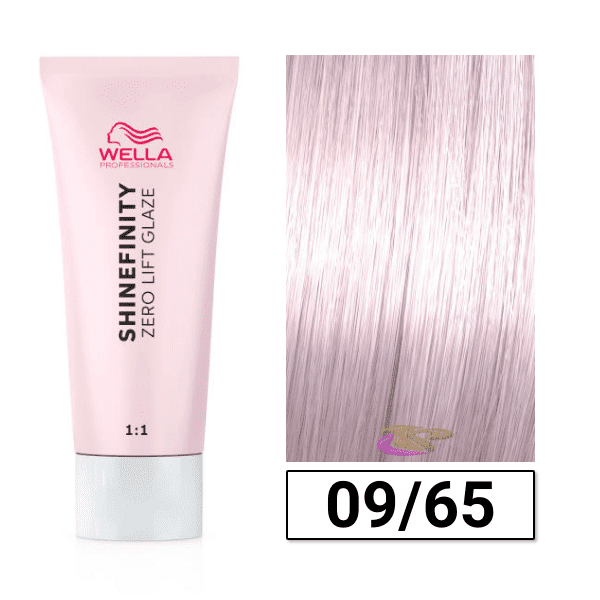 Wella - Coloración SHINEFINITY 09/65 Rubio Muy Claro Violeta Caoba 60 ml