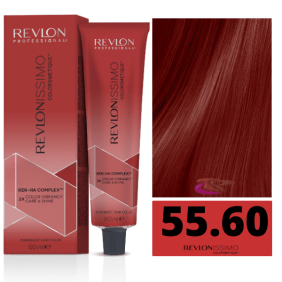 Revlon - Tinte Revlonissimo Colorsmetique 55.60 Castaño Claro Rojo Intenso 60 ml (Ker-Ha Complex)