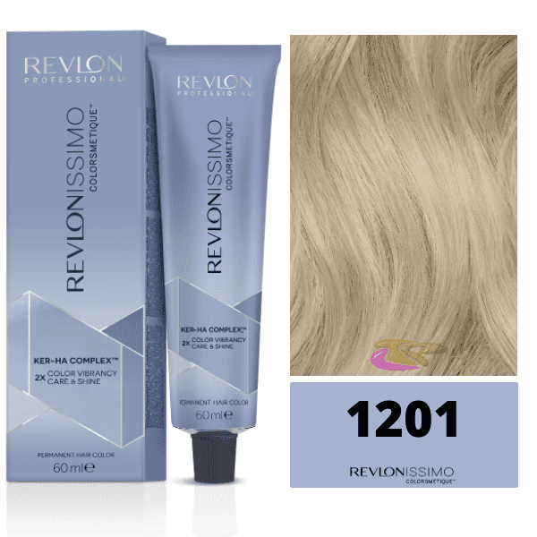 Revlon - Tinte Revlonissimo Intense Blonde 1201 Ceniza 60 ml (Ker-Ha Complex)