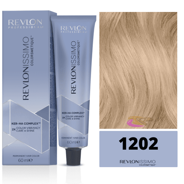 Revlon - Tinte Revlonissimo Intense Blonde 1202 Platino 60 ml (Ker-Ha Complex)