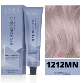 Revlon - Tinte Revlonissimo Intense Blonde 1212MN Gris Irisado 60 ml (Ker-Ha Complex)