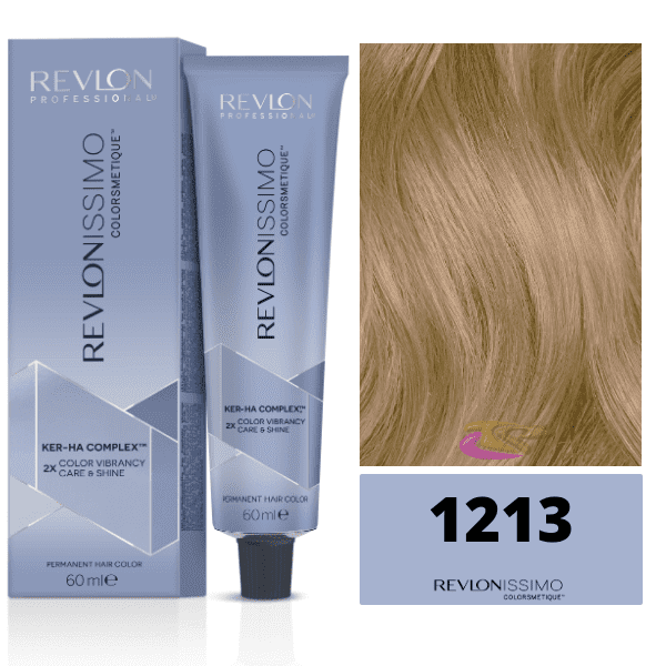 Revlon - Tinte Revlonissimo Intense Blonde 1213 Ceniza Dorado 60 ml (Ker-Ha Complex)