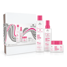 Schwarzkopf Bonacure - Pack COLOR FREEZE (champú 250 ml + mascarilla 200 ml + spray acondicionador 200 ml)