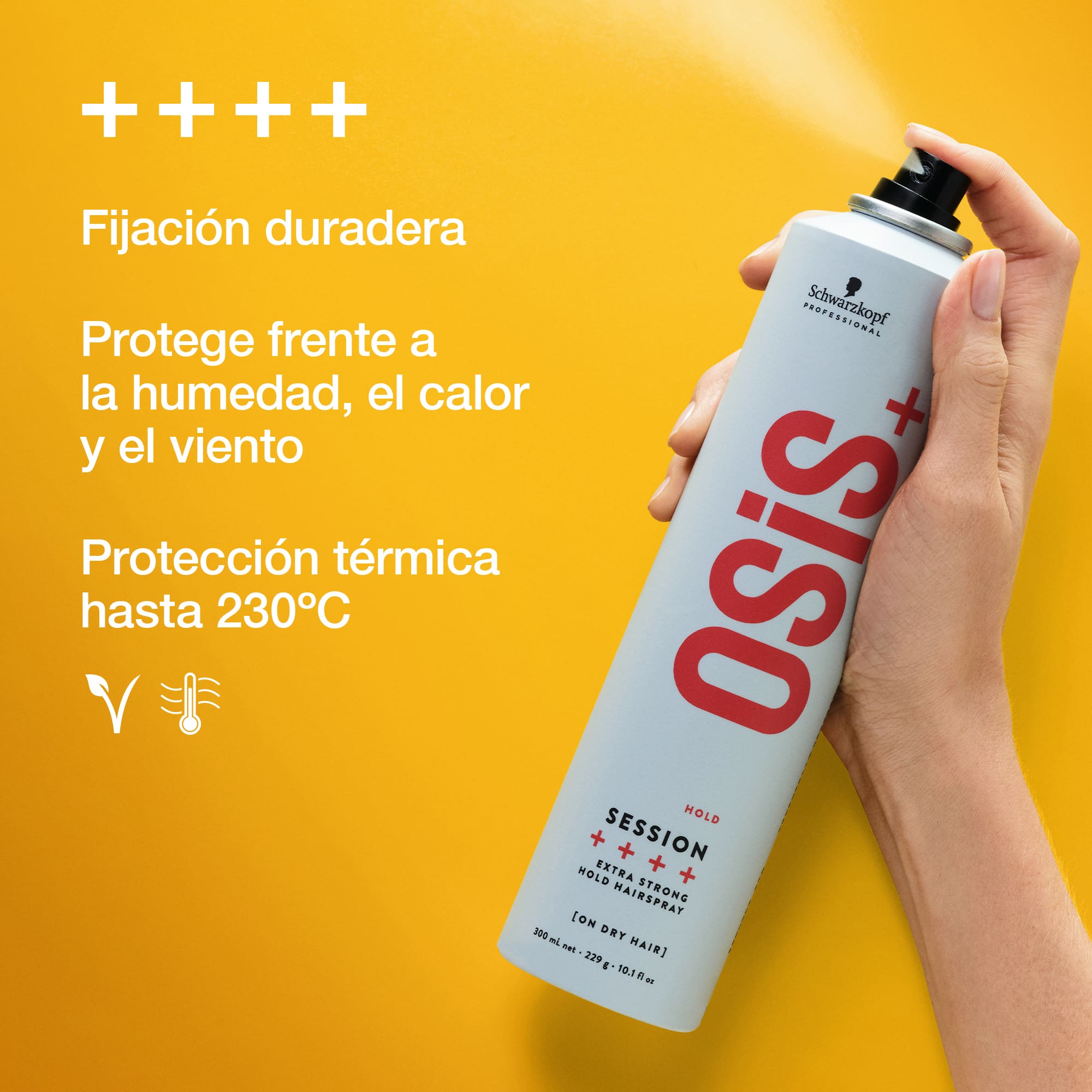 Schwarzkopf Osis+  - Laca SESSION fijación extra fuerte 300 ml