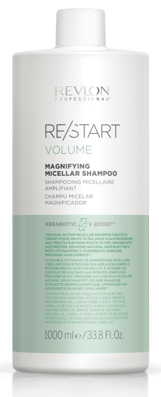 Revlon Restart - Champú Micelar VOLUME para cabello fino y sin volumen 1000 ml