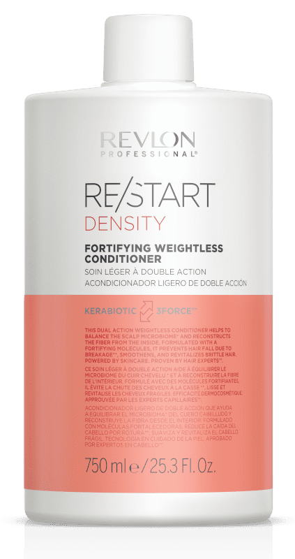 Revlon Restart - Acondicionador ligero DENSITY (Fortifying) anticaída 750 ml