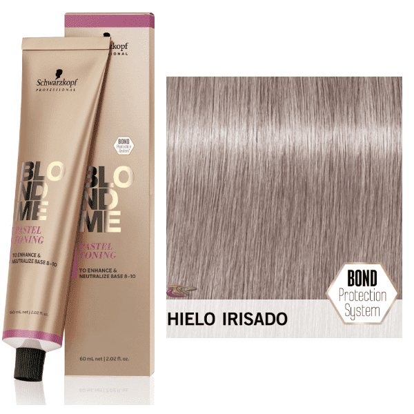 Schwarzkopf Blondme - Matizador (T) Hielo Irisado (neutraliza dorados intensos) 60 ml