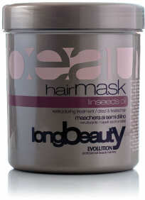 Long Beauty - Mascarilla SEMILLAS DE LINO para cabello seco y tratado 1000 ml
