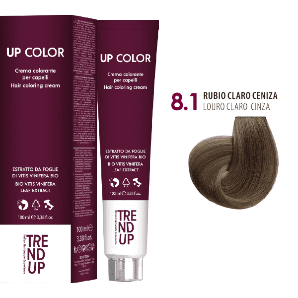 Trend Up - Tinte UP COLOR 8.1 Rubio Claro Ceniza 100 ml