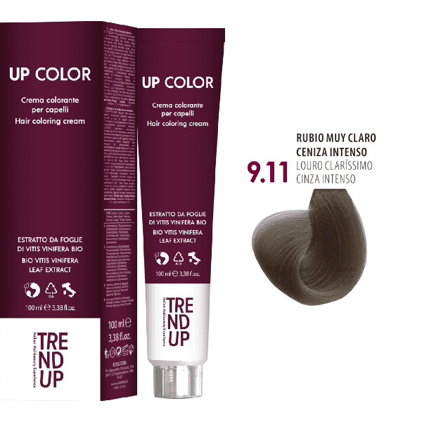 Trend Up - Tinte UP COLOR 9.11 Rubio Muy Claro Ceniza Intenso 100 ml