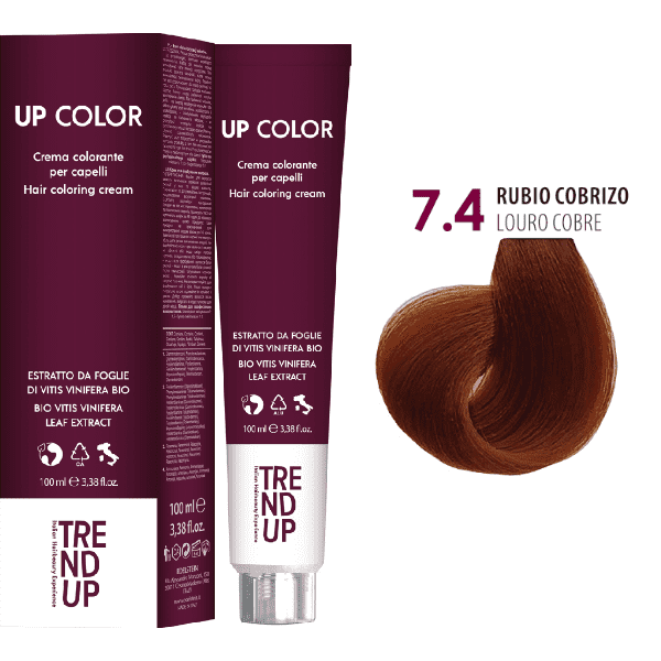 Trend Up - Tinte UP COLOR 7.4 Rubio Cobrizo 100 ml