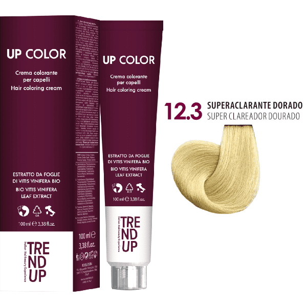 Trend Up - Tinte UP COLOR 12.3 Superaclarante Dorado 100 ml