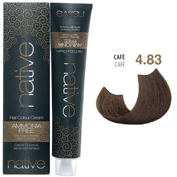 Native - Tinte sin amoniaco (sin ppd) 4.83 Café 100 ml