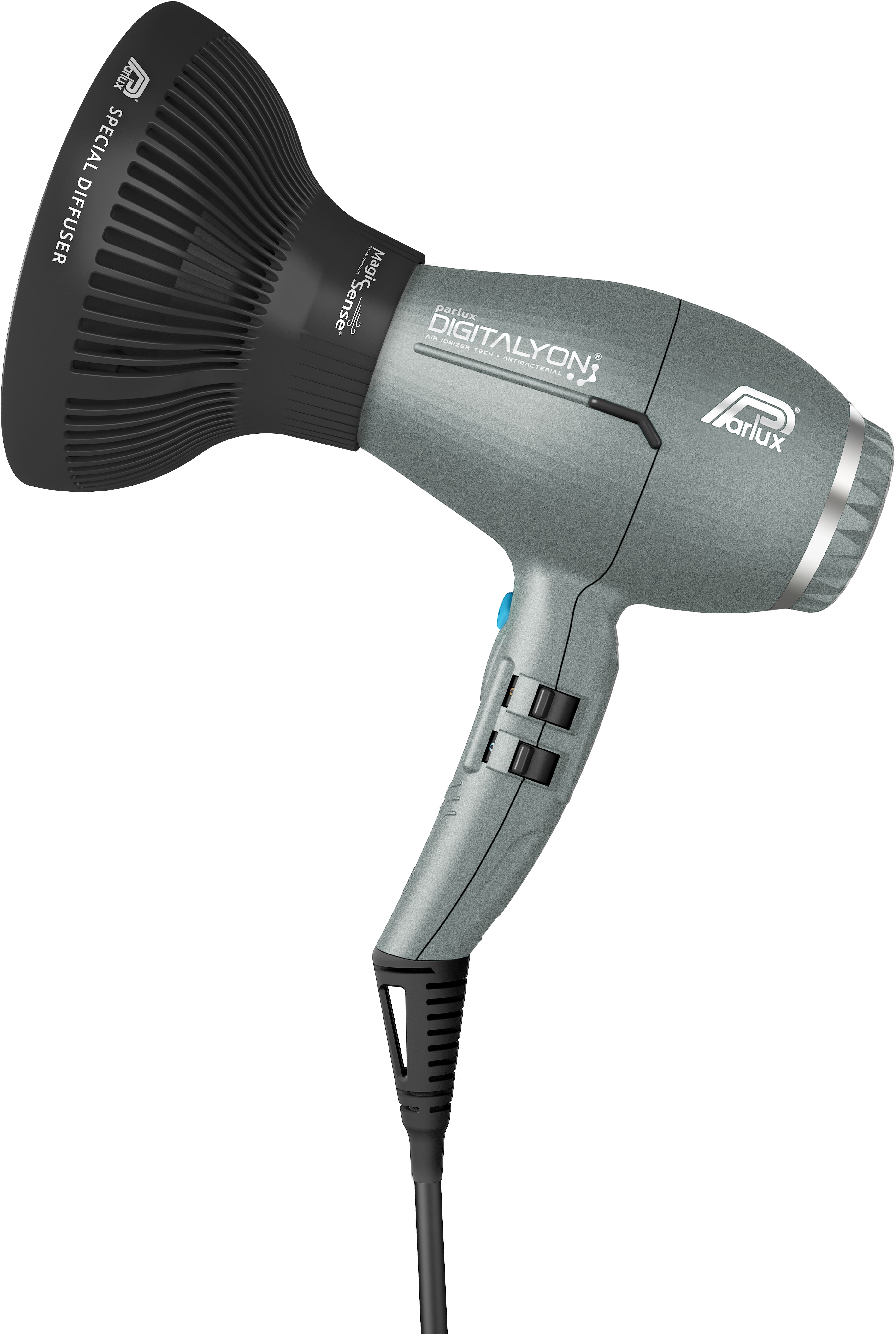 Secador Digitalyon Gris Glitter 2400 Watios Difusor Magic Sense