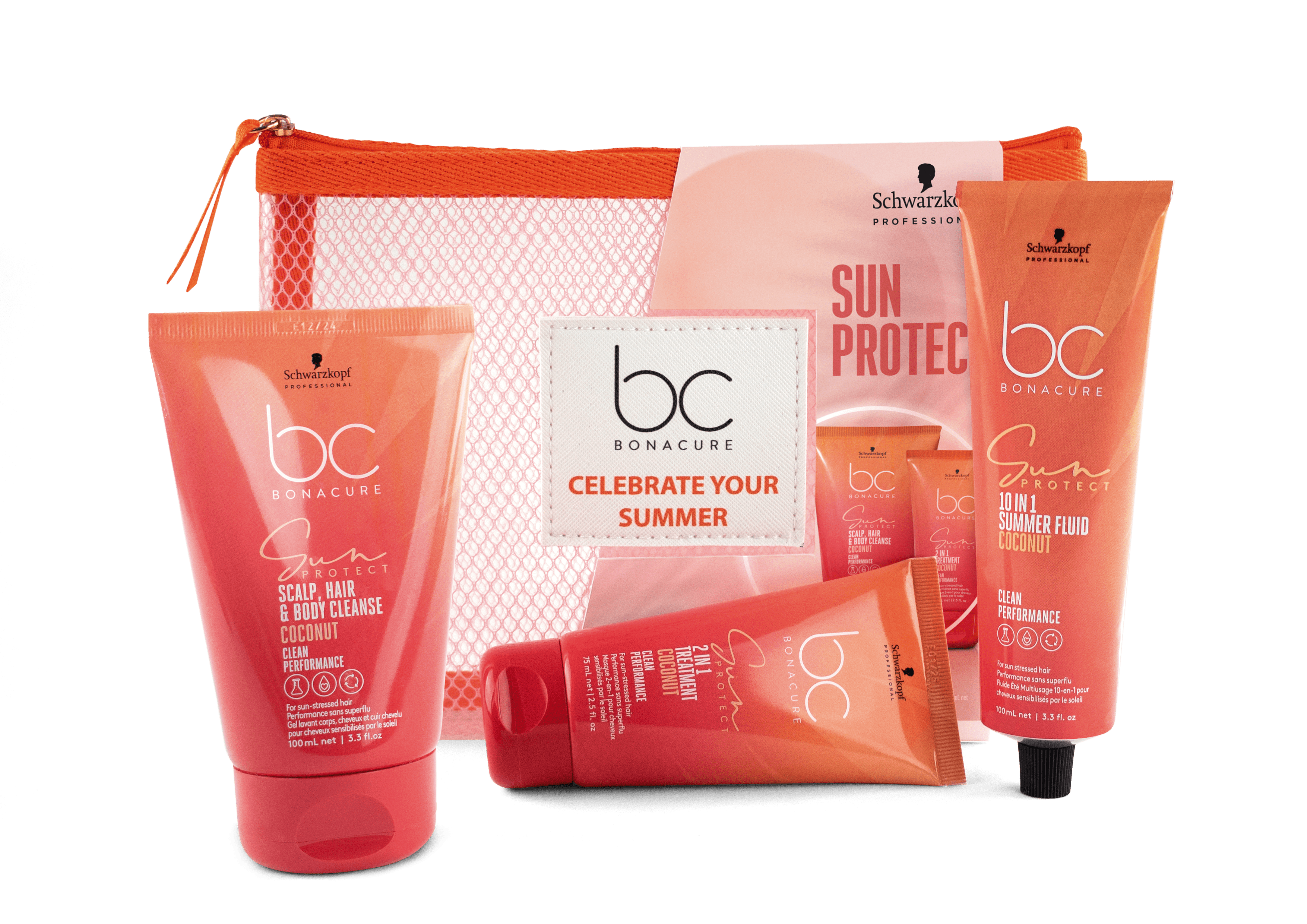 Schwarzkopf Bonacure - Kit de Viaje TRAVEL KIT SOLAR verano 2023 (3 productos)