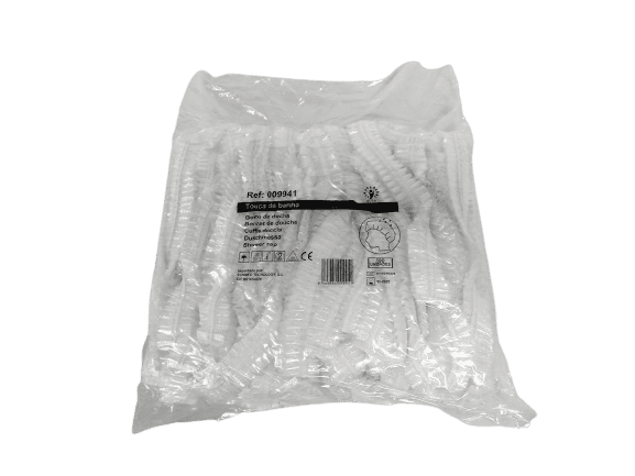 Alba - 100 gorros de ducha de plástico (009941)