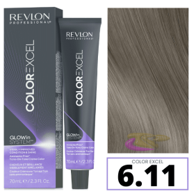 Revlon - Baño COLOR EXCEL 6.11 Rubio Oscuro Ceniza Intenso (sin amoniaco) 70 ml