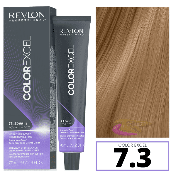 Revlon - Baño COLOR EXCEL 7.3 Rubio Dorado (sin amoniaco) 70 ml