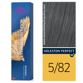 Wella - Tinte Koleston Perfect ME+ Rich Naturals 5/82 Castaño Claro Perla Mate 60 ml