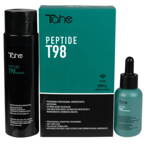 Tahe - Pack ANTICAÍDA DENSIFICANTE Peptide T98 (Champú 300 ml + Concentrado 50 ml)