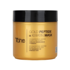 Tahe - Mascarilla GOLD PEPTIDE KERATIN cabellos sensibilizados y dañados 400 ml