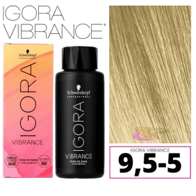 Schwarzkopf - Tinte Igora Vibrance 9,5-5 Matizador Dorado 60 ml (demipermanente)