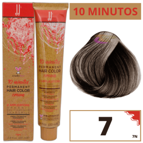 JJ`s - Tinte 10 MINUTOS Nº 7 Rubio Medio (7N) 100 ml