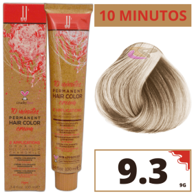 JJ`s - Tinte 10 MINUTOS Nº 9.3 Rubio Muy Claro Dorado (9G) 100 ml