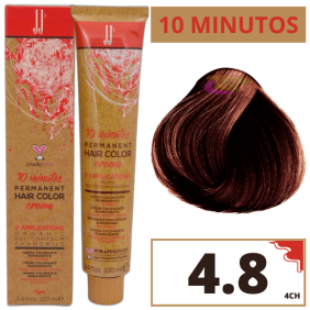 JJ`s - Tinte 10 MINUTOS Nº 4.8 Castaño Medio Chocolate (4CH) 100 ml