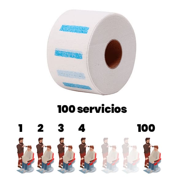 Eurostil - Rollo papel cuello 100 servicios (00681)