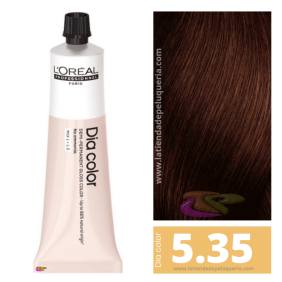L`Oréal - Coloración DIA COLOR 5.35 Castaño Claro Dorado Caoba (sin amoniaco) 60 ml