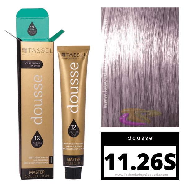 Tassel - Tinte DOUSSE Nº 11.26S RUBIO SUPERACLARANTE IRISADO VIOLETA 100 ml (07999)