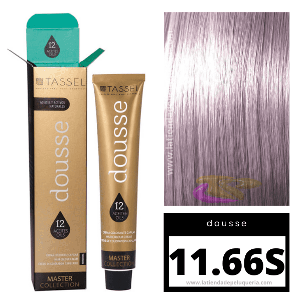 Tassel - Tinte DOUSSE Nº 11.66S RUBIO SUPERACLARANTE IRISADO VIOLETA INTENSO 100 ml (08001)