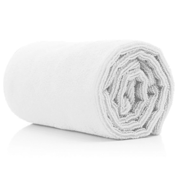 Bifull - 10 Toallas Microfibra Blanca 40x73cm