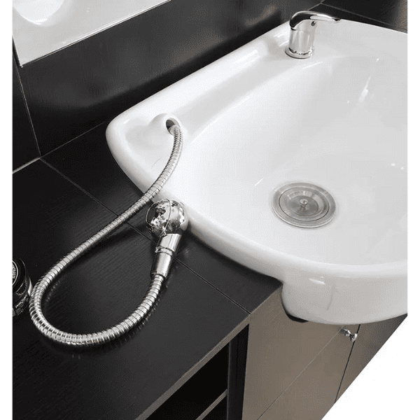Italian Design - Tocador de BARBERÍA CON LAVACABEZAS (IDMBAR-1080A)