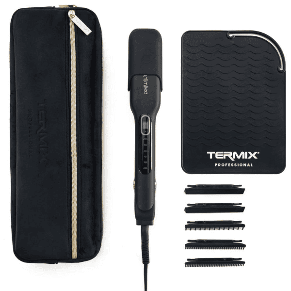 Termix - Plancha de pelo UNLIMITED + Neceser (plancha iónica con contador de pasadas)