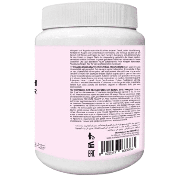 Anea Techline - Decoloración azul GRADUAL BLEACH Fórmula Vegana (Aclara hasta 7 tonos) 500 gr