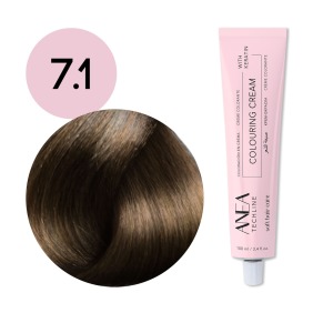 Anea Techline - Tinte con Queratina y Colágeno Nº 7.1 Rubio Ceniza 100 ml