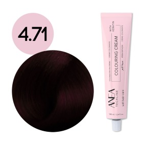 Anea Techline - Tinte con Queratina y Colágeno Nº 4.71 Castaño Violín 100 ml