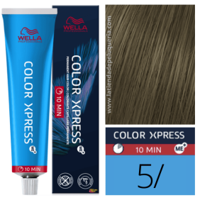 Wella - Tinte COLOR XPRESS 5/ Castaño Claro 60 ml