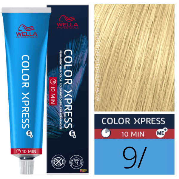 Wella - Tinte COLOR XPRESS 9/ Rubio Muy Claro 60 ml
