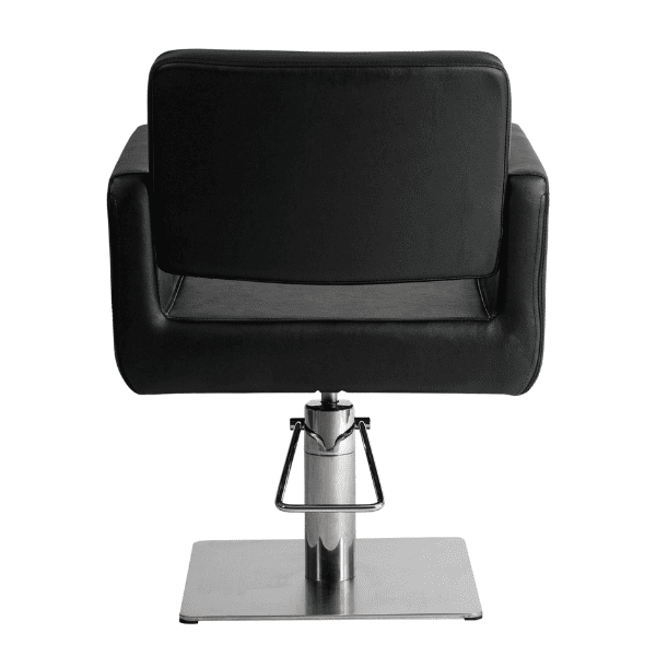 Mudi - Silla de peluquería CHIC Q BLACK SQUARE BASE STYLING CHAIR
