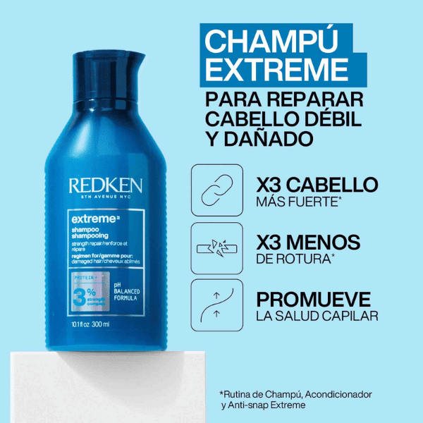 Redken - Champú EXTREME para Cabellos Dañados 300 ml
