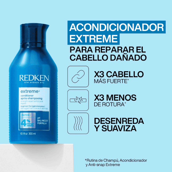Redken - Acondicionador EXTREME para Cabellos Dañados 300 ml
