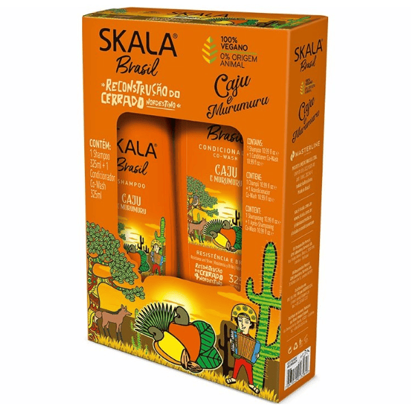 Skala - Pack Reconstructor CAJÚ Y MURUMURU (Champú 325 ml + Acondicionador 325 ml)