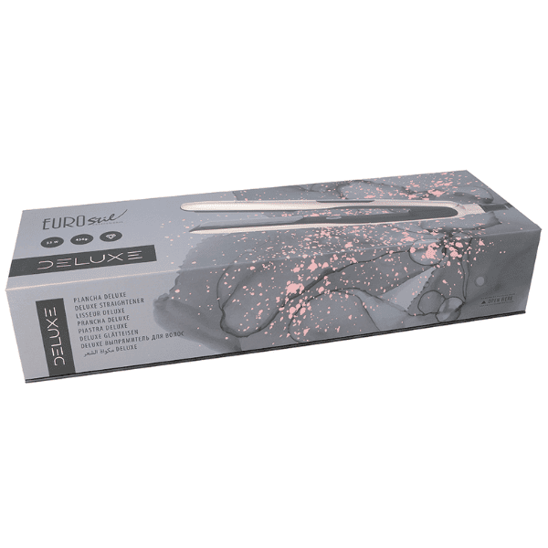 Eurostil - Plancha de pelo DELUXE (placa tourmalina-iónica mediana) (07893)